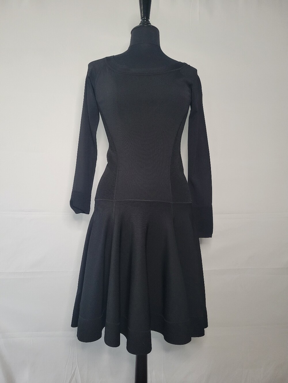 Donna Karan Classic Drop-waist Black Dress